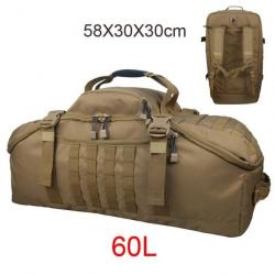 Sac de voyage Military GOS imperméable - 60L Tan