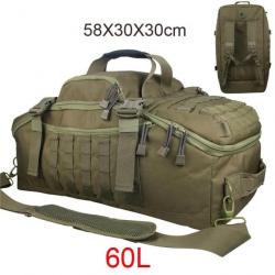 Sac de voyage Military GOS imperméable - 60L Ranger green