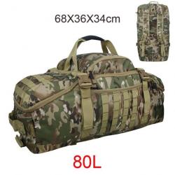 Sac de voyage Military GOS imperméable - 80L Multicam