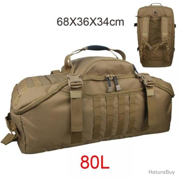 Sac de voyage Military GOS impermable - 80L Tan