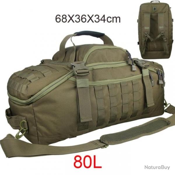 Sac de voyage Military GOS impermable - 80L Ranger green