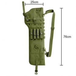 Sac fusil Molle pochette 76x25x3cm SPI - Ranger green