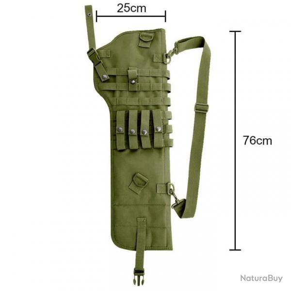 Sac fusil Molle pochette 76x25x3cm SPI - Ranger green