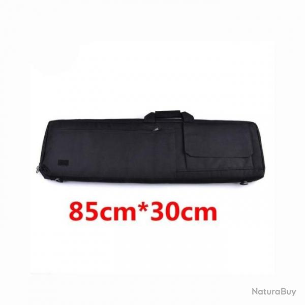 Sac fusil pochette bandoulire 85cm/100cm - Noir 85 cm