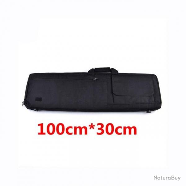 Sac fusil pochette bandoulire 85cm/100cm - Noir 100 cm