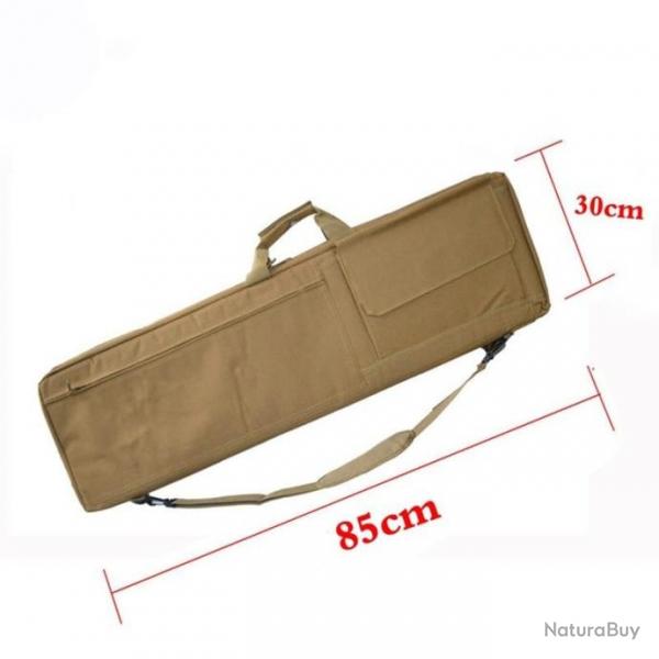 Sac fusil pochette bandoulire 85cm/100cm - Marron 85 cm