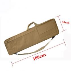 Sac fusil pochette bandoulière 85cm/100cm - Marron 100 cm