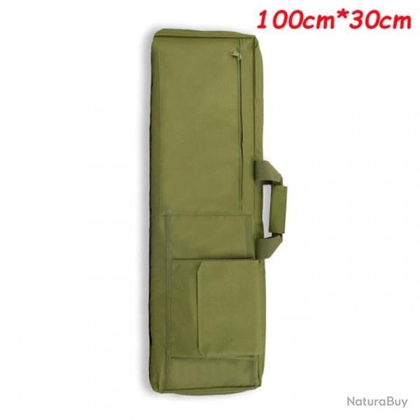 Sac fusil pochette bandoulire 85cm/100cm - Vert 100 cm