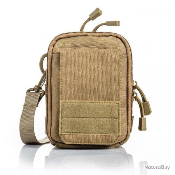 Sac militaire bandoulire Molle Flicker - Tan