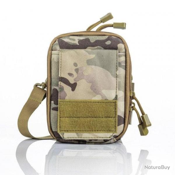 Sac militaire bandoulire Molle Flicker - Multicam