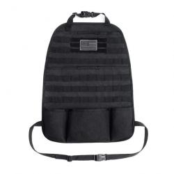 Sac rangement Molle siège arrière voiture - Noir