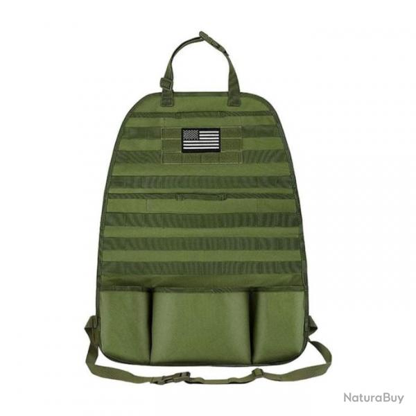 Sac rangement Molle sige arrire voiture - Vert OD