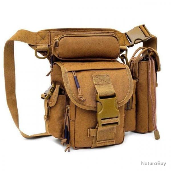 Sac taille cuisse tombante VOS XA689 - Coyote brown