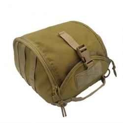 Sac transport casque/masque Molle KDP - Tan