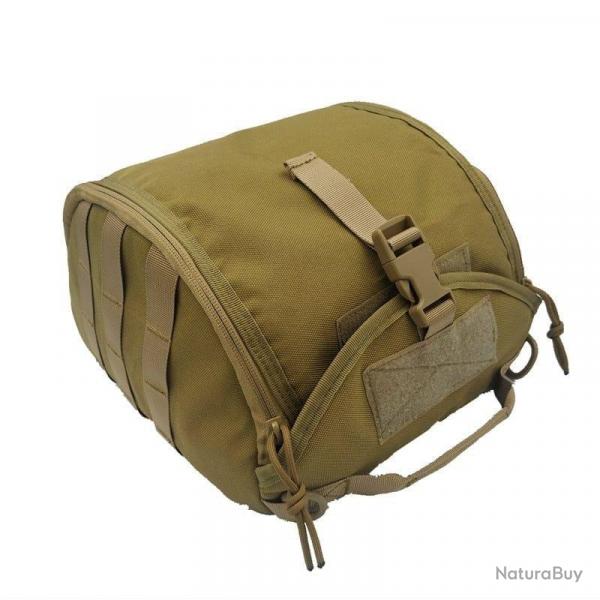 Sac transport casque/masque Molle KDP - Tan