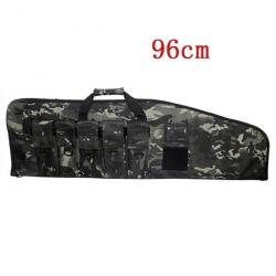 Sac transport fusil 96cm 102cm 106cm - 96cm Noir Multicam