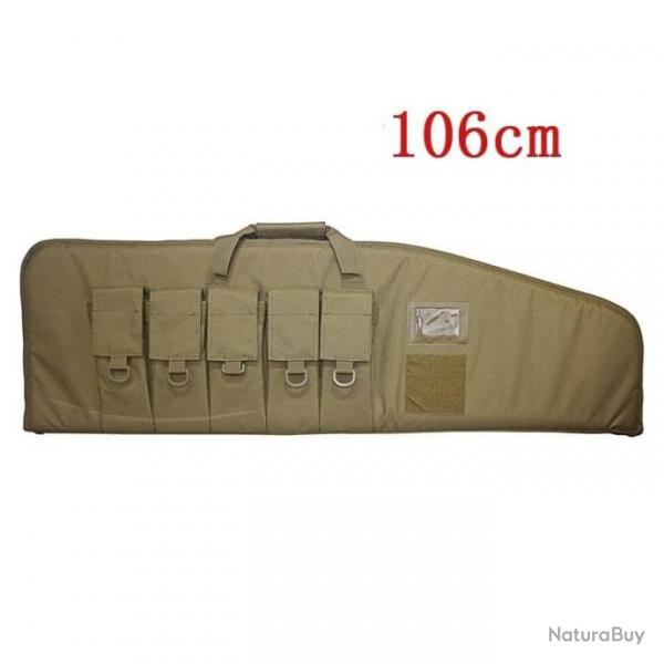 Sac transport fusil 96cm 102cm 106cm - 106cm Marron