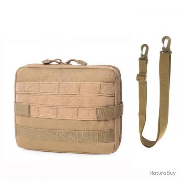 Sacoche arme et accessoires EDC TLH - Tan (avec sangle)