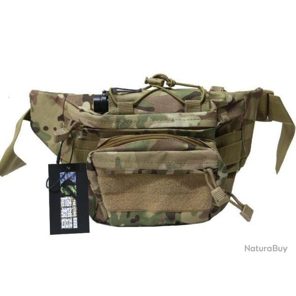 Sacoche de taille Molle LCH Multicam