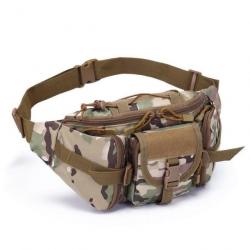 Sacoche taille Wolf Gear étanche Molle - Multicam