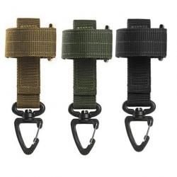 Sangle porte-clé ceinture EDC Molle 3pcs - Mixte