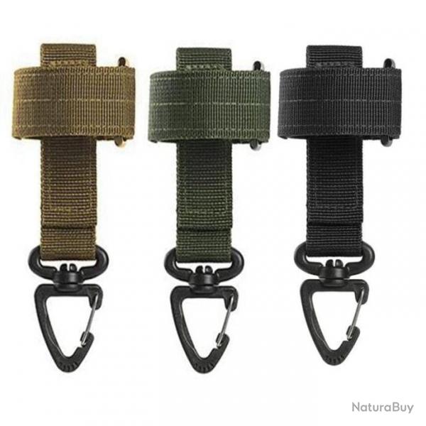 Sangle porte-cl ceinture EDC Molle 3pcs - Mixte