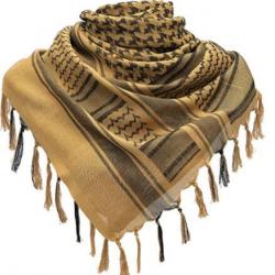 Shemagh Keffiyeh RH Gun 110x110 cm - Marron