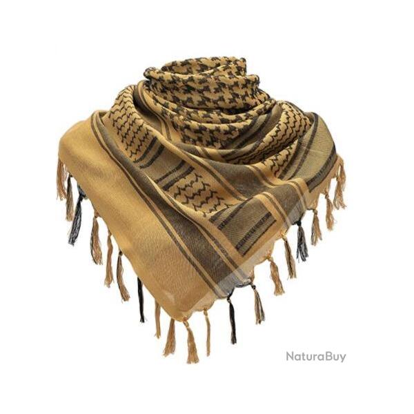 Shemagh Keffiyeh RH Gun 110x110 cm - Marron