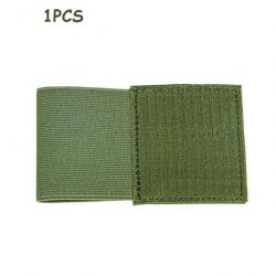 Support garrot élastique sécurisée crochet - Vert armée 1 pcs