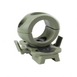 Support lampe casque 20mm - Vert armée