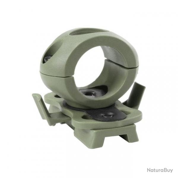 Support lampe casque 20mm - Vert arme