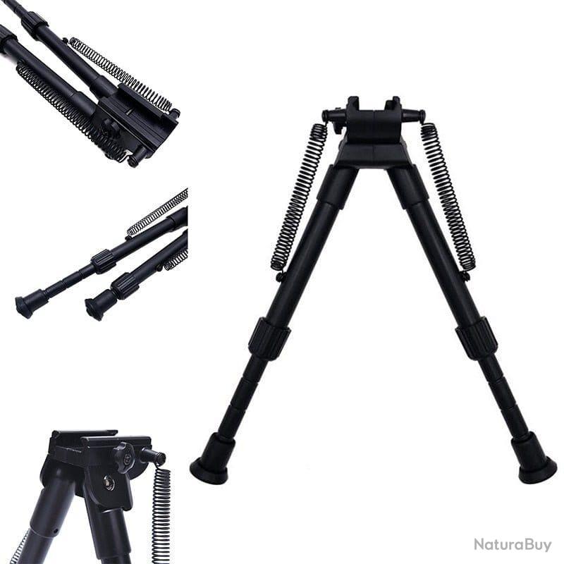 Bipied Tactique M-Lok V9 Réglable - Léger, Aluminium/acier, Pour Chasse/tir