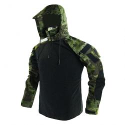 Sweat à capuche DulAirsoft DA01 - Multicam vert / S