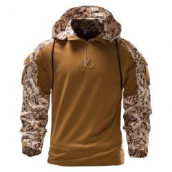 Sweat à capuche MBS Tactical - Tan / S