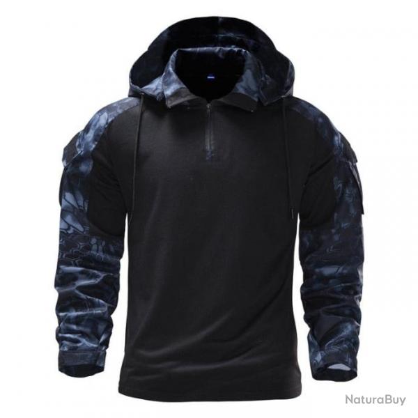 Sweat  capuche MBS Tactical Noir