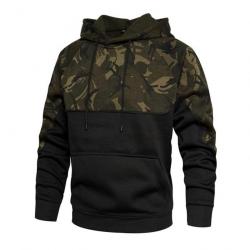 Sweat camouflage à capuche ATR Tactical - Black / XS