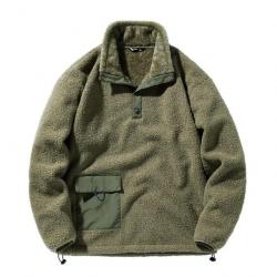 Sweat en velours épais Pave Hawk - Army Green / XXL