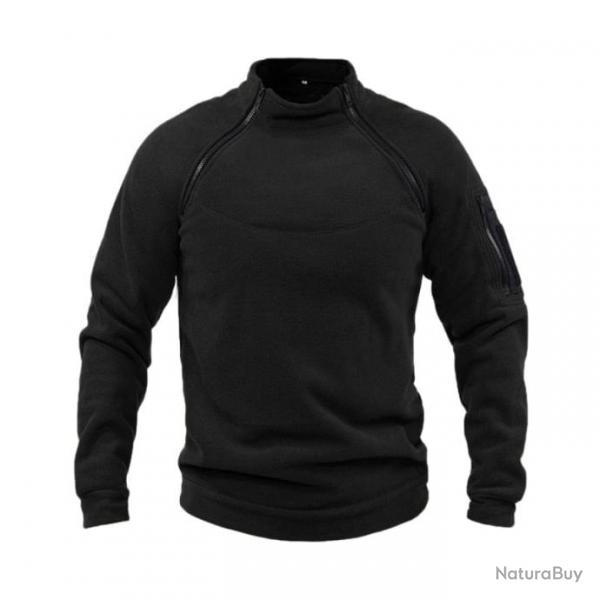 Sweat polaire Tactical Military Expert Noir