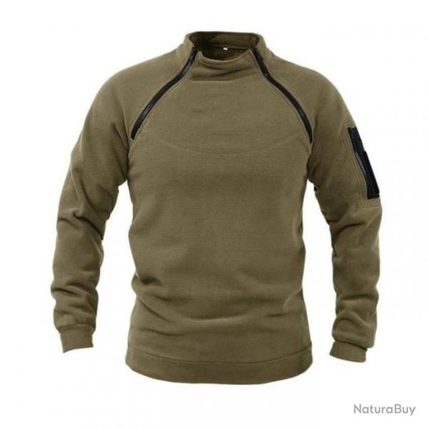 Sweat polaire Tactical Military Expert - Kaki / L