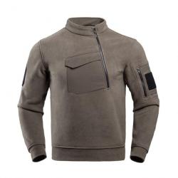 Sweat polaire velours chaud FSoldier - Marron / S