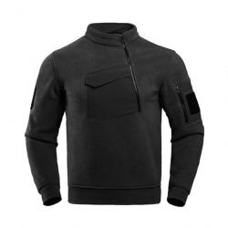 Sweat polaire velours chaud FSoldier - Noir / S