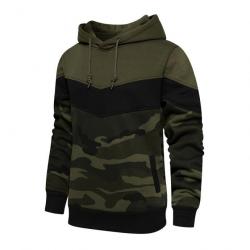 Sweat Mentors capuche molleton Camo Green