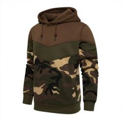 Sweat Mentors capuche molleton Camo Kaki