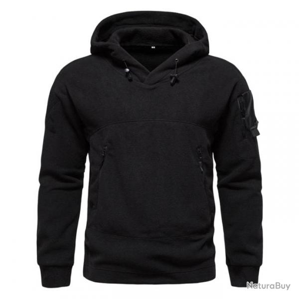 Sweat-shirt polaire multi-poches PVHawk - Noir / S