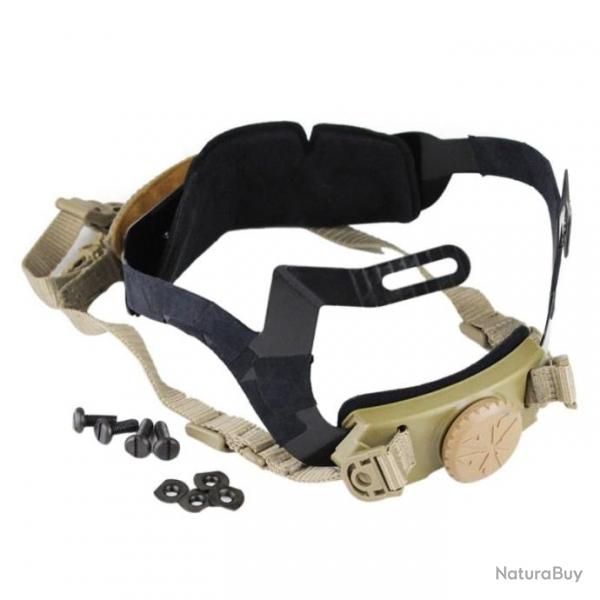 Systme d'attache sangle casque Airsoft - Tan