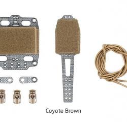 Système rétention batterie PVS31 PW Tactical - Coyote Brown