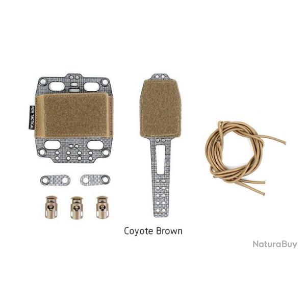 Systme rtention batterie PVS31 PW Tactical - Coyote Brown