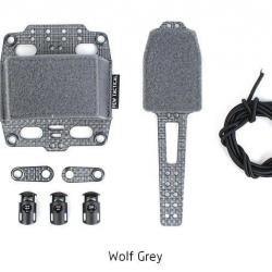 Système rétention batterie PVS31 PW Tactical - Wolf Grey