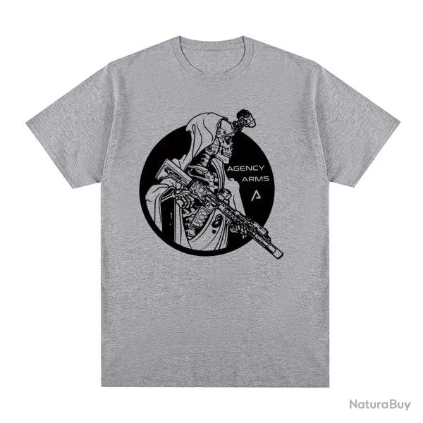 T shirt Agency Arms Skeleton GRAY