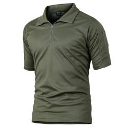 T-shirt combat respirant Fire Gear - Vert armée / S